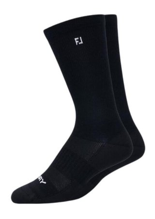 FootJoy ProDry Lightweight Crew chaussettes homme, noires, EU 39-46