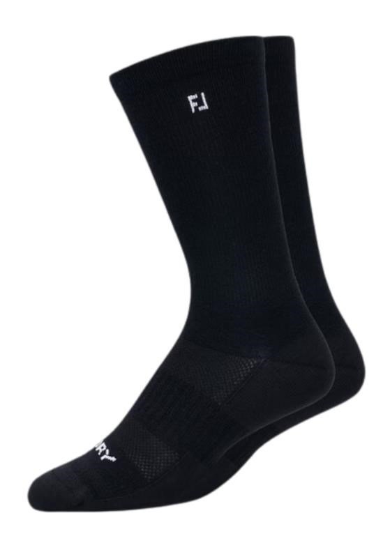 FootJoy ProDry Lightweight Crew chaussettes homme, noires, EU 39-46