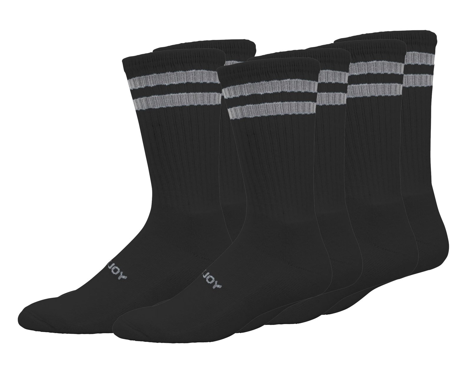 FootJoy Comfortsof Crew chaussettes homme, noires, EUR 39-46 (3pairs)