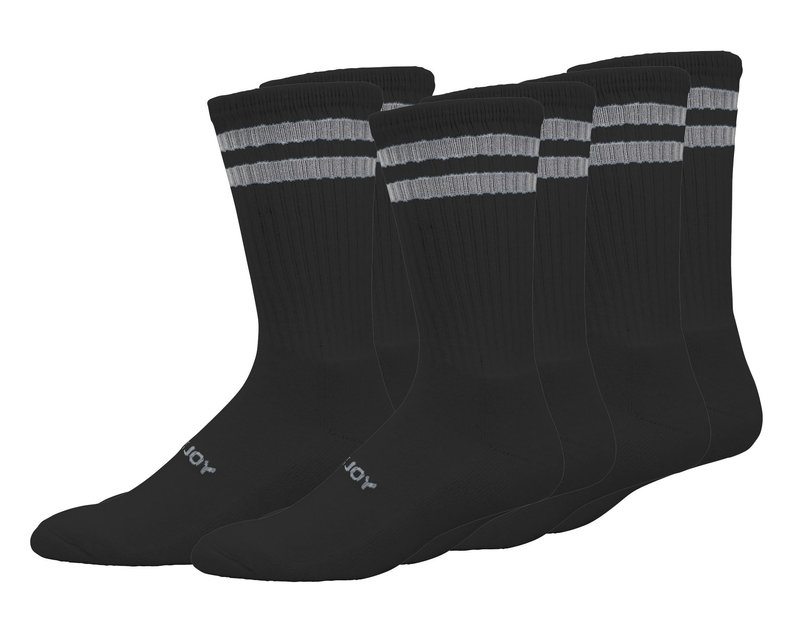 FootJoy Comfortsof Crew chaussettes homme, noires, EUR 39-46 (3pairs)