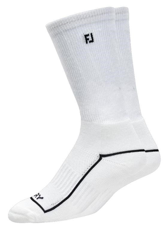 FootJoy ProDry Crew chaussettes femme, blanc, UK 6-9 (paire)
