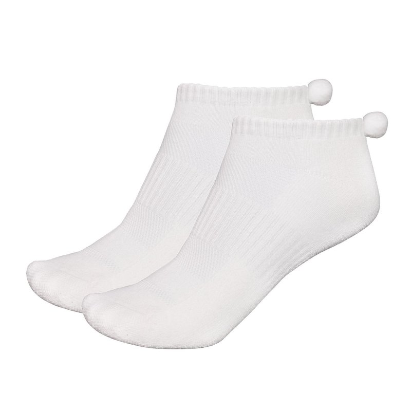 FootJoy ProDry Pom-Pom chaussettes femmes, blanches