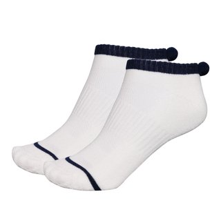FootJoy ProDry Pom-Pom chaussettes femmes, blanc/marine