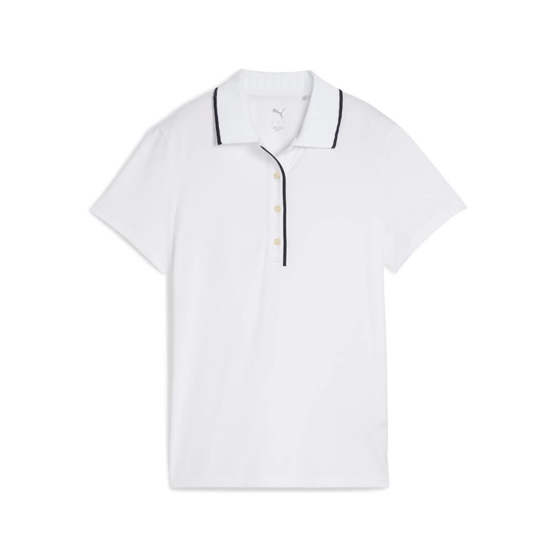 Puma Cloudspun Bridges polo femme, white glow