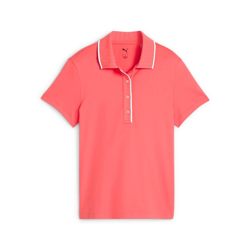 Puma Cloudspun Bridges polo femme, peach frost