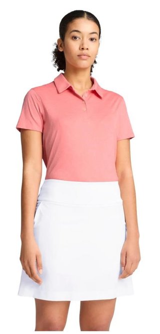 Puma MATTR Lianas Jacquard polo femme, peach frost