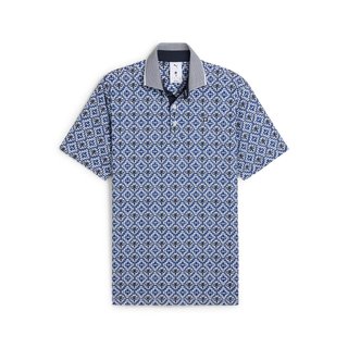 Puma X PTC Tile polo homme, white glow/deep navy