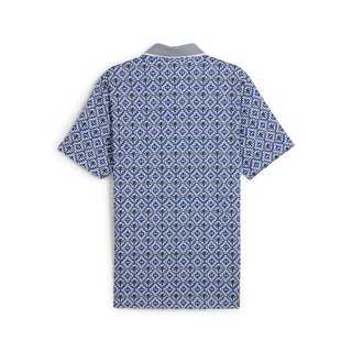 Puma X PTC Tile polo homme, white glow/deep navy