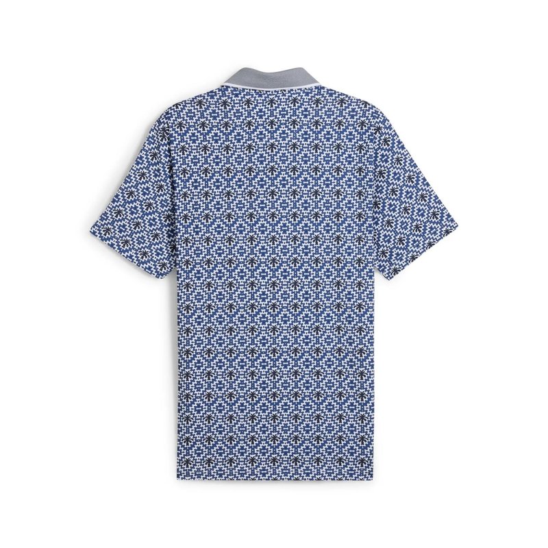 Puma X PTC Tile polo homme, white glow/deep navy