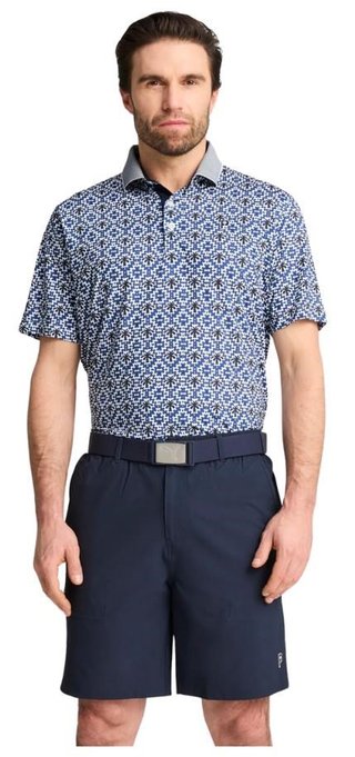 Puma X PTC Tile polo homme, white glow/deep navy