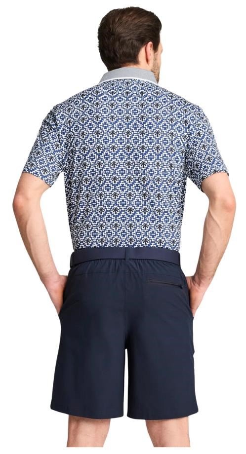 Puma X PTC Tile polo homme, white glow/deep navy