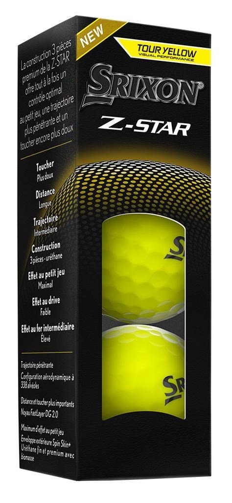 Srixon Z-STAR balles de golf, jaunes