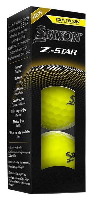 Srixon Z-STAR balles de golf, jaunes
