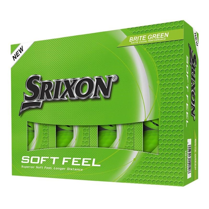 Srixon Soft Feel Brite balles de golf, vertes