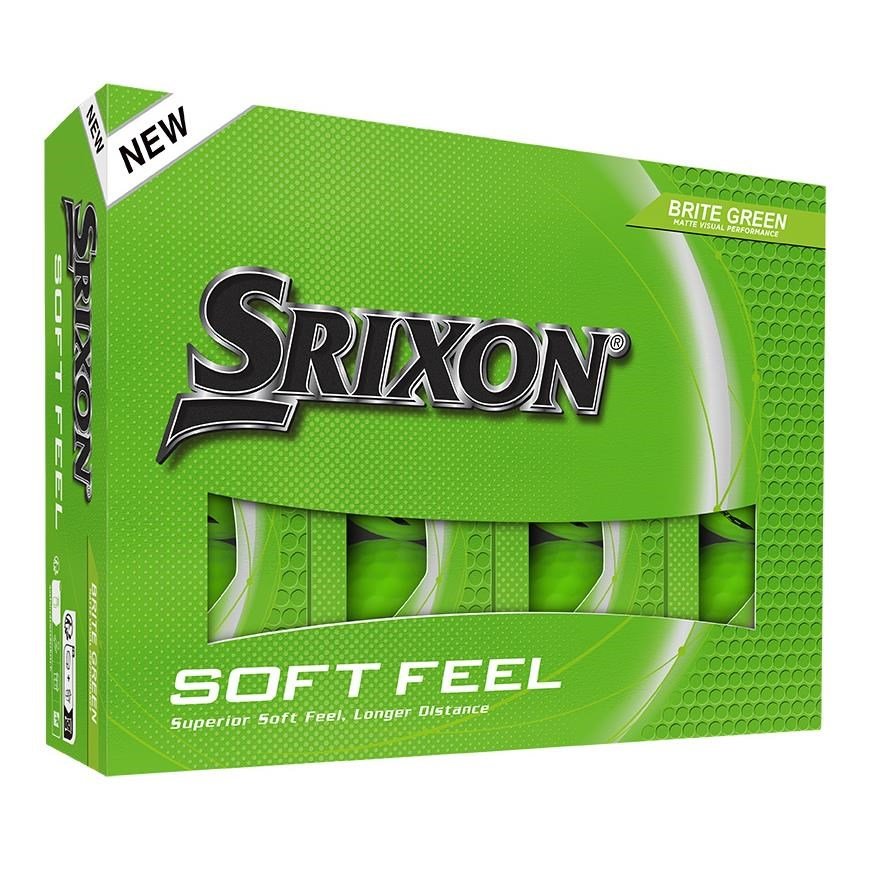 Srixon Soft Feel Brite balles de golf, vertes