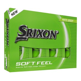 Srixon Soft Feel Brite balles de golf, vertes