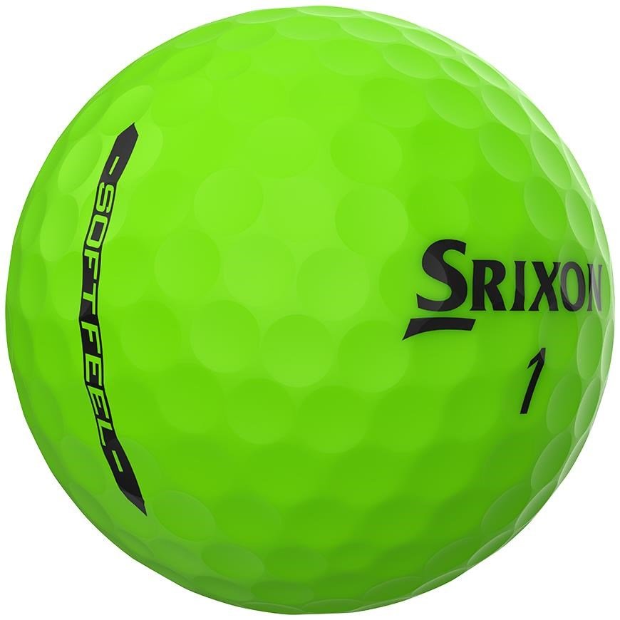 Srixon Soft Feel Brite balles de golf, vertes