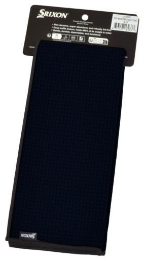 Srixon Tri-Fold MicroFibre serviette, noir