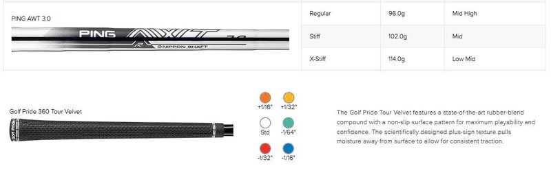 PING G440 fers homme, acier