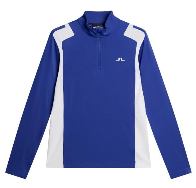J.Lindeberg Lukas Quarter Zip pull homme, clematis blue