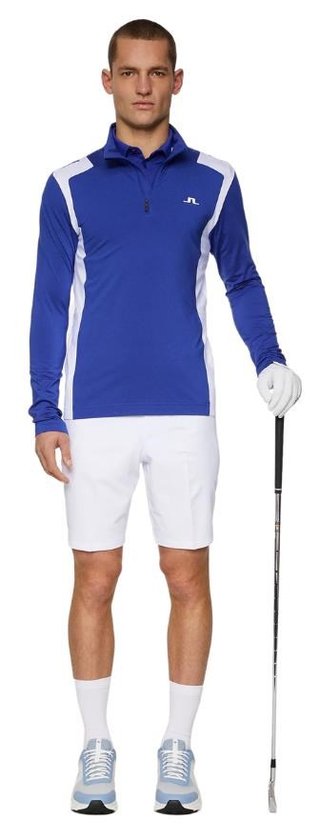 J.Lindeberg Lukas Quarter Zip pull homme, clematis blue