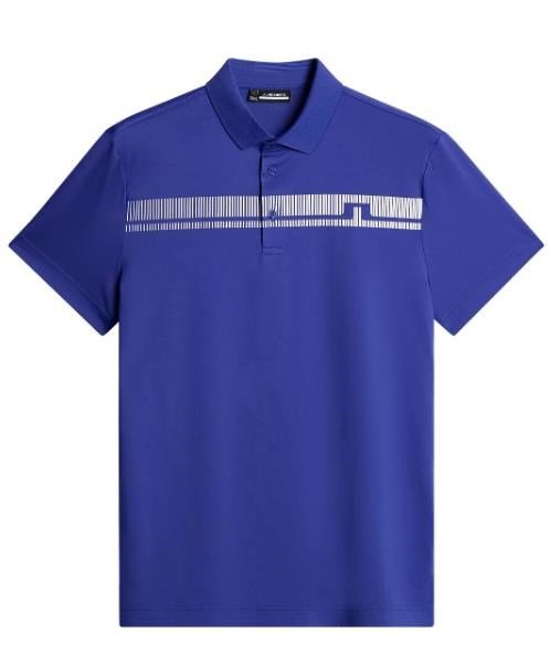 J.Lindeberg Klas polo homme, clematis blue