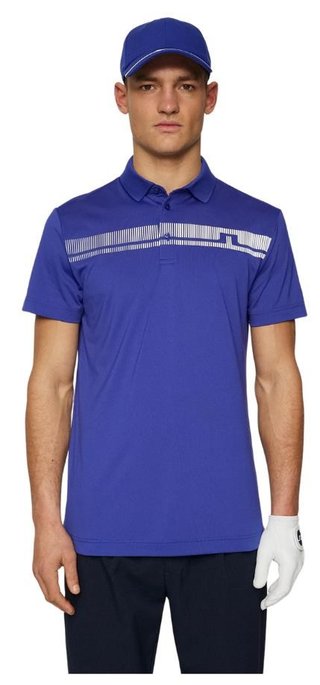 J.Lindeberg Klas polo homme, clematis blue