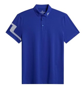 J.Lindeberg Heath Strike polo homme, clematis blue