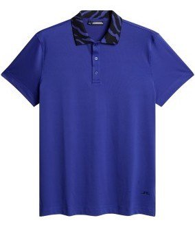 J.Lindeberg Karter polo homme, clematis blue