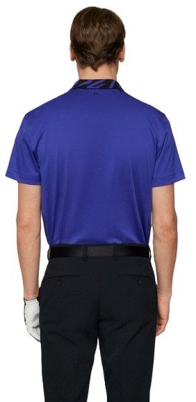 J.Lindeberg Karter polo homme, clematis blue