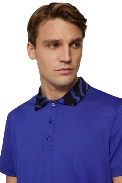 J.Lindeberg Karter polo homme, clematis blue