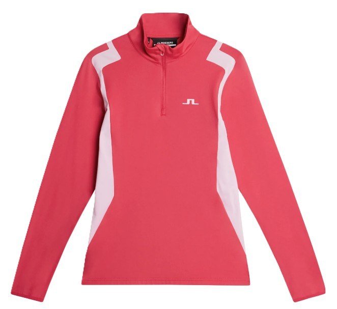 J.Lindeberg Mae Quarter Zip Mid veste femme, azalea