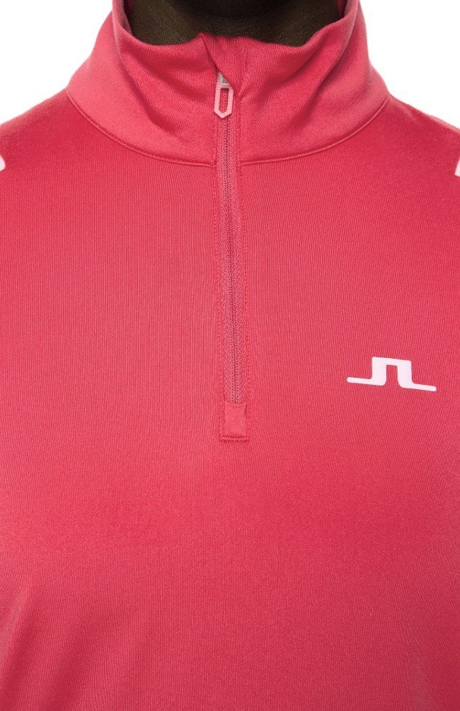 J.Lindeberg Mae Quarter Zip Mid veste femme, azalea