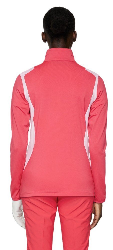 J.Lindeberg Mae Quarter Zip Mid veste femme, azalea
