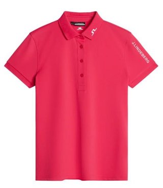 J.Lindeberg Tour Tech polo femme, azalea