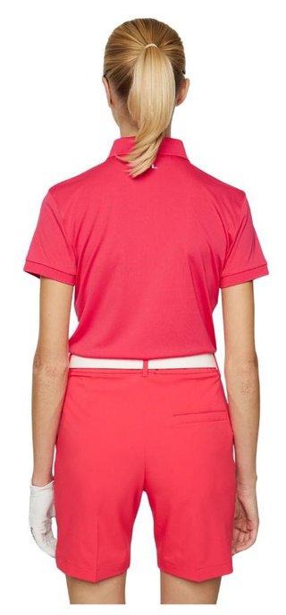 J.Lindeberg Tour Tech polo femme, azalea