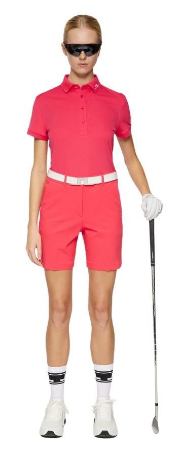 J.Lindeberg Tour Tech polo femme, azalea