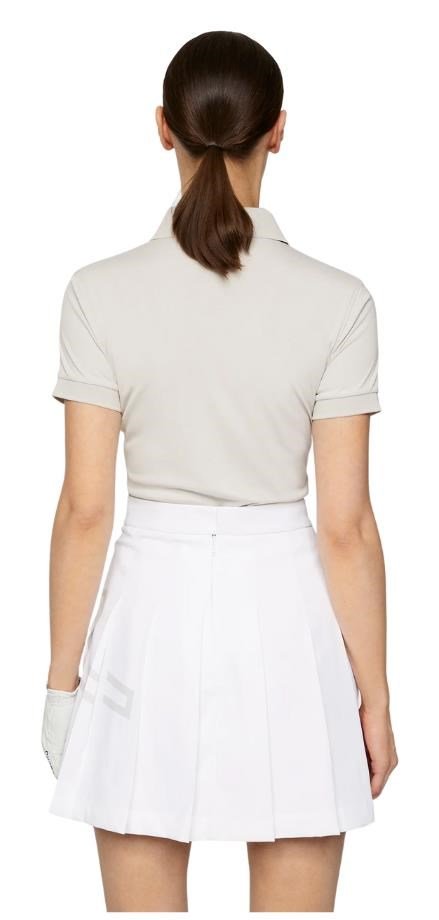 J.Lindeberg Tour Tech polo femme, moonbeam