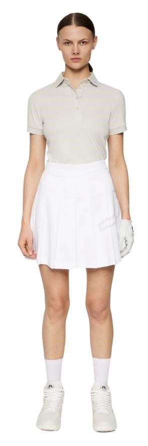 J.Lindeberg Tour Tech polo femme, moonbeam