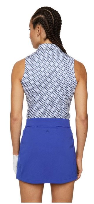 J.Lindeberg Dena Print Sleeveless top femme, tour geo moonbeam