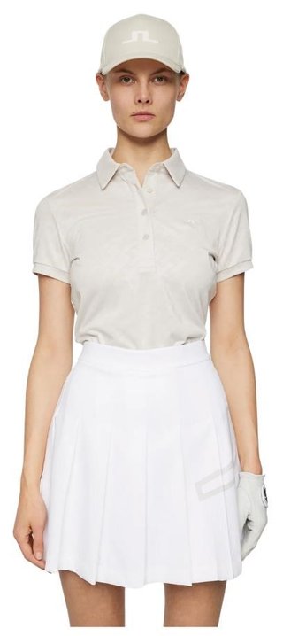 J.Lindeberg Alaya Jacquard polo femme, moonbeam