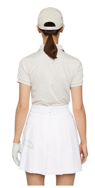 J.Lindeberg Alaya Jacquard polo femme, moonbeam