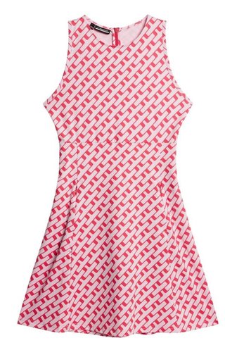 J.Lindeberg Cora Print robe femme, tour geo pink