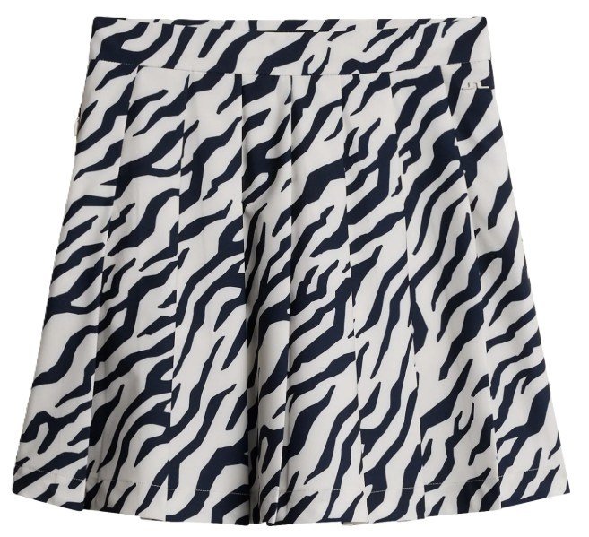 J.Lindeberg Adina Print jupe de golf femme, tour tiger moonbeam