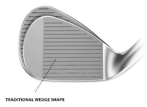 DEMO Callaway Jaws Raw Full Toe Chrome wedge, acier