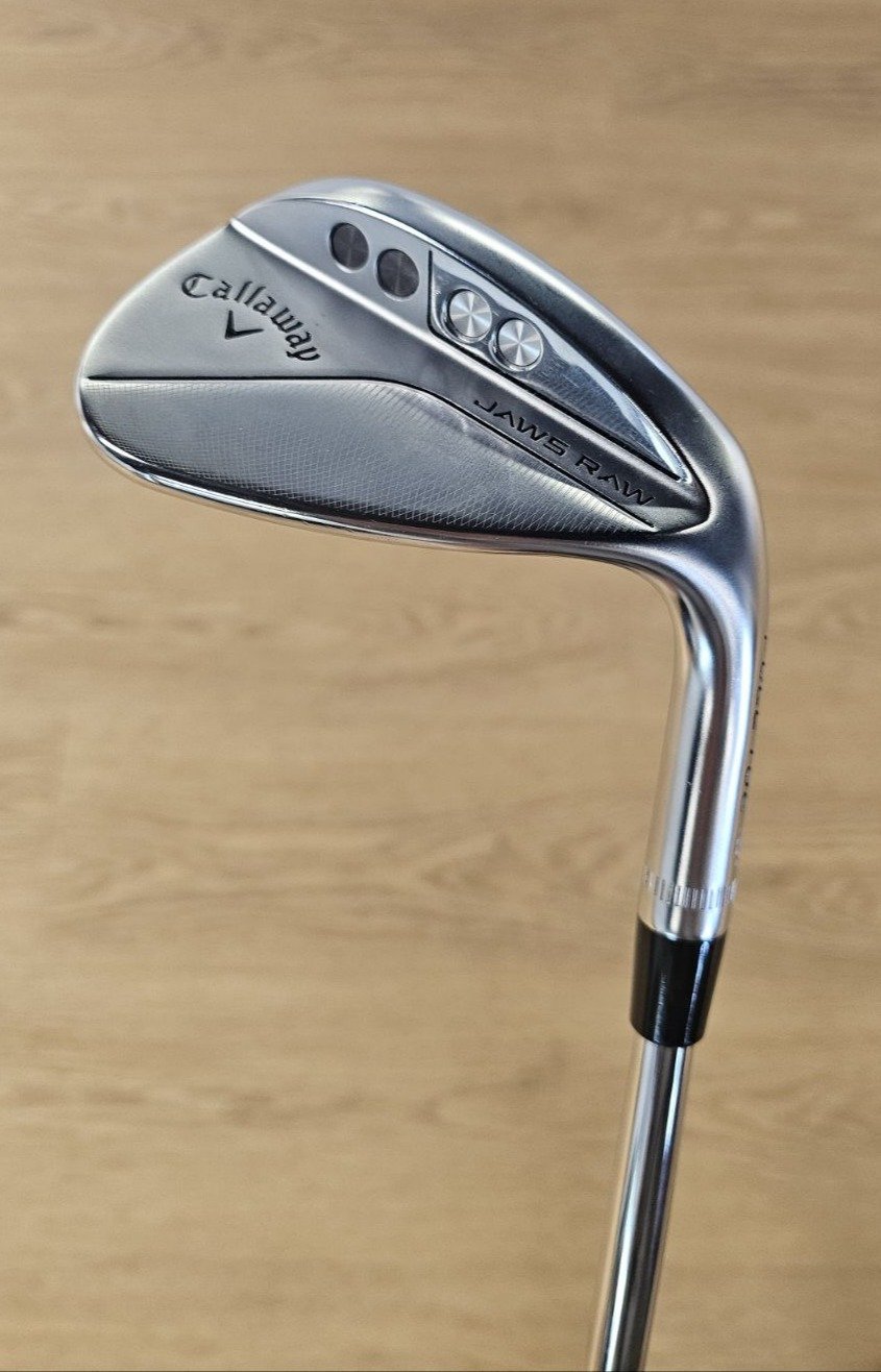 DEMO Callaway Jaws Raw Full Toe Chrome wedge, acier