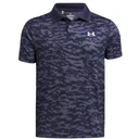 Under Armour Matchplay Printed polo junior garçon, midnight navy