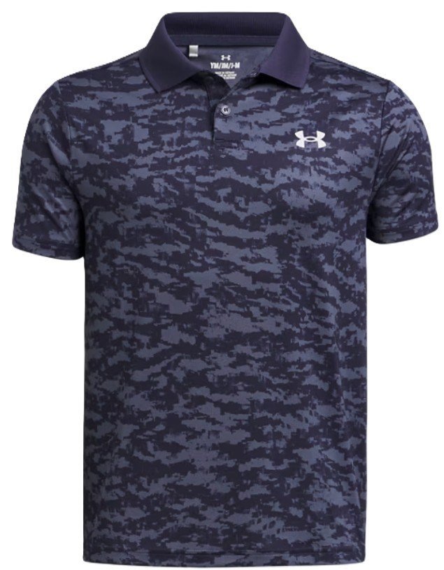 Under Armour Matchplay Printed polo junior garçon, midnight navy