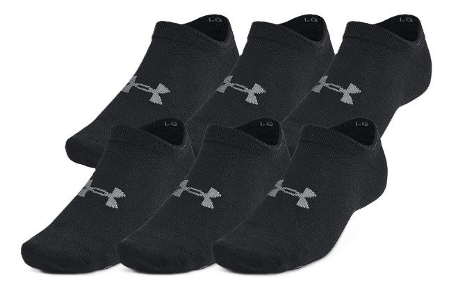 Under Armour Essential No Show chaussettes unisex, noires