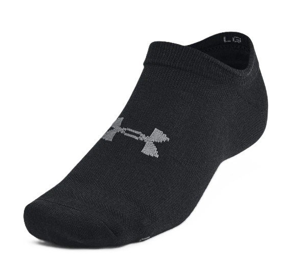 Under Armour Essential No Show chaussettes unisex, noires